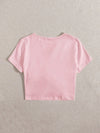 Twist Hem Solid Tee