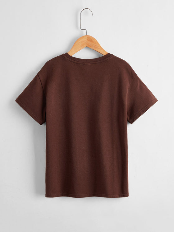 Girls Letter Graphic Tee