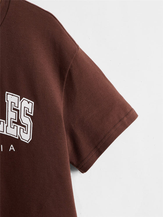 Girls Letter Graphic Tee