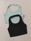 2 Pack Halter Top