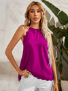 Scallop Edge Halter Top