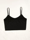 Skeleton Print Crop Cami Top