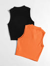 EZwear 2 Pack Rib knit Tank Top