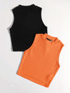EZwear 2 Pack Rib knit Tank Top