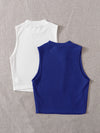 EZwear 2 Pack Rib knit Tank Top