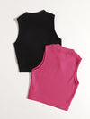 EZwear 2 Pack Rib knit Tank Top