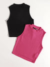 EZwear 2 Pack Rib knit Tank Top