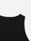 Crop Tank Top Knot Front Shorts