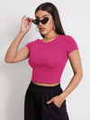 EZwear Rib knit Crop Top