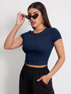 EZwear Rib knit Crop Top