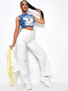 High Waist Straight Leg Jeans