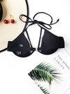 Harness Halter Push Up Bikini Top