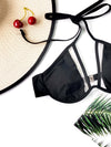 Harness Halter Push Up Bikini Top