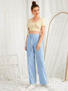 Buffalo Plaid Straight Leg Pants