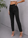 Paperbag Waist Belted Pants