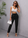 Paperbag Waist Belted Pants