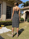 Ditsy Floral Split Thigh Cami Dress