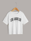 Girls Letter Graphic Tee