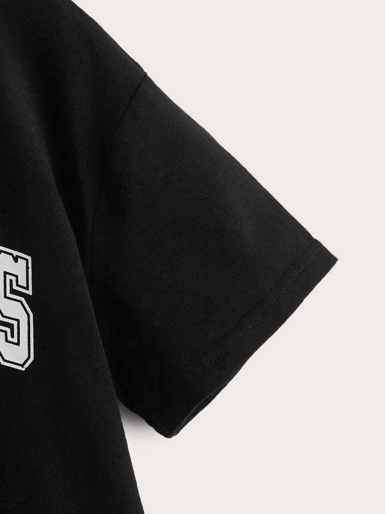 Girls Letter Graphic Tee