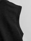 High Low Hem Drawstring Hooded Tee