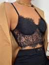 Crop Lace Bustier Cami Top