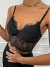 Crop Lace Bustier Cami Top