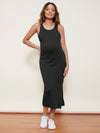Maternity Split Side Cable Knit Dress