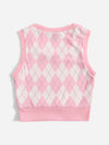 Argyle Pattern Tank Top