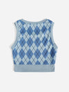 Argyle Pattern Tank Top