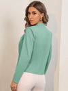 Solid Notch Neck Blazer
