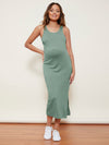 Maternity Split Side Cable Knit Dress