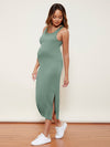 Maternity Split Side Cable Knit Dress