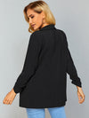 Clasi Shawl Collar Solid Blazer