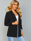 Clasi Shawl Collar Solid Blazer