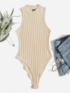 Rib Knit High Cut Bodysuit