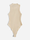 Rib Knit High Cut Bodysuit
