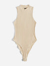 Rib Knit High Cut Bodysuit