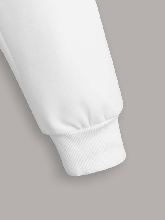 Solid Zip Up Bomber Jacket