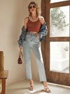 Ribbed Crop Knit Cami Top