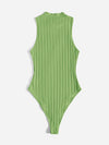 Rib Knit High Cut Bodysuit