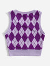 Argyle Pattern Tank Top
