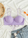 Scallop Trim Push Up Bikini Top