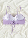 Scallop Trim Push Up Bikini Top