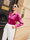 Button Up Drop Shoulder Shirt