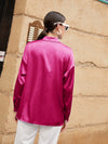 Button Up Drop Shoulder Shirt