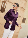 Button Up Drop Shoulder Shirt