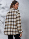 Plaid Print Drop Shoulder Shirt