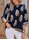 EMERY ROSE Floral Print Top