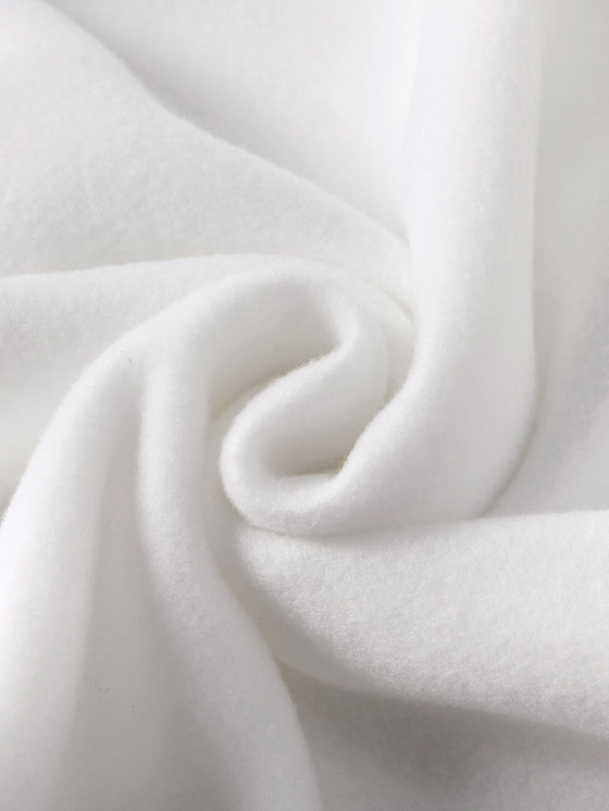 Letter Graphic Thermal Lined Sweatshirt