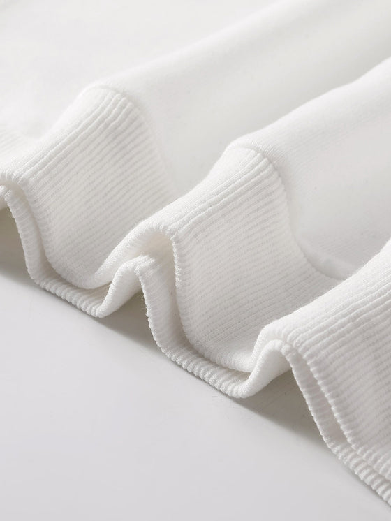 Letter Graphic Thermal Lined Sweatshirt